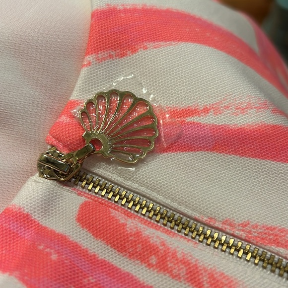 Lilly Pulitzer Callie Shift Dress Pink Sun Ray Shimmy Shimmy size Large NWT - Picture 6 of 9